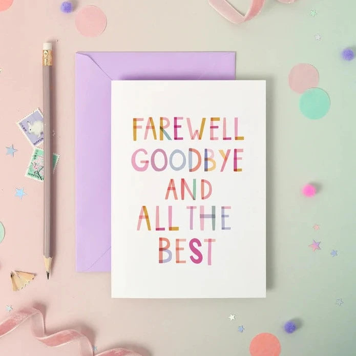 Farewell Goodbye Card