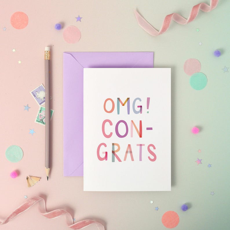 OMG! Congrats card