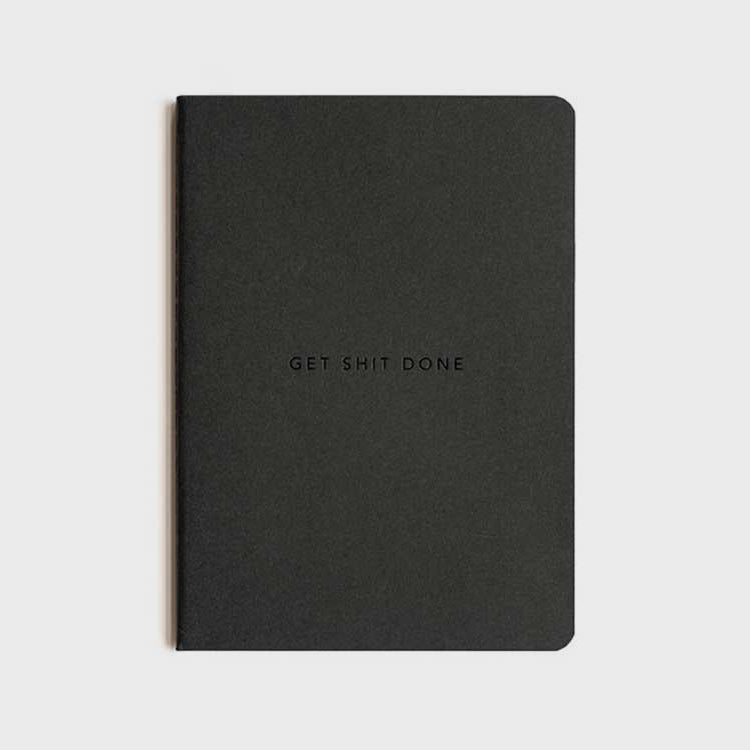 MiGoals | A6 Get Shit Done Minimal Notebook - 5 colours