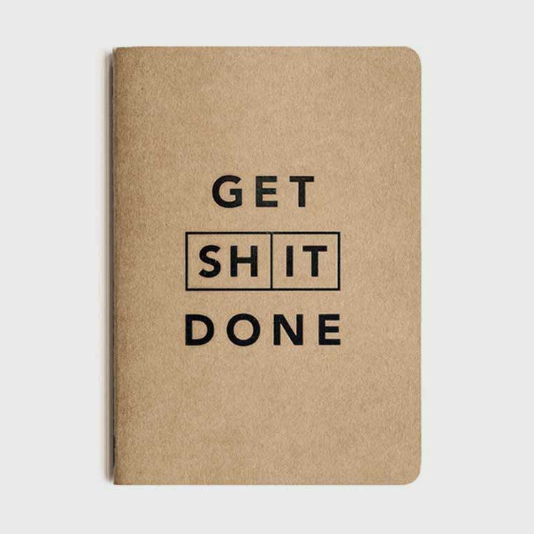 MiGoals | A6 Get Shit Done Minimal Notebook - 5 colours