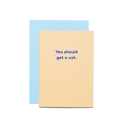 You should get a cat.
