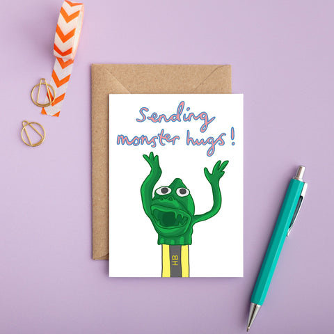 Sending Monster Hugs card