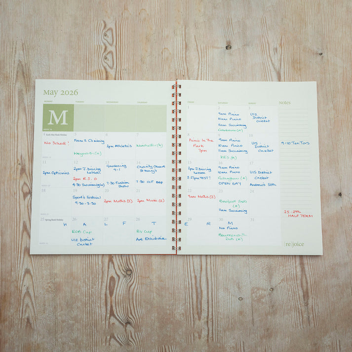 Monthly Planner 2026 - 3 Colours