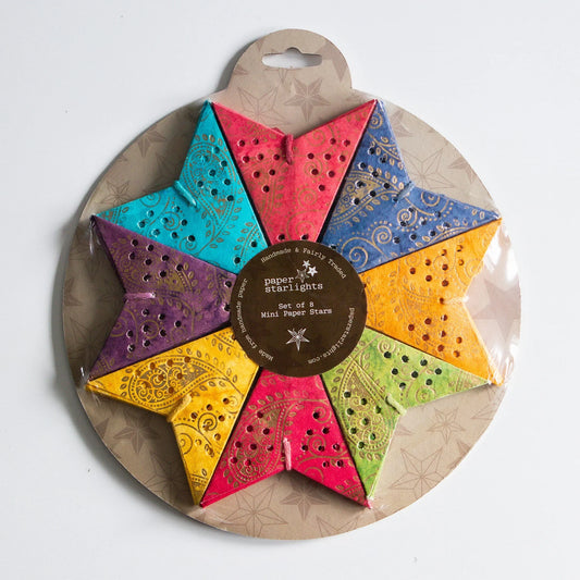 Mini Stars - Set of 8 Multicolour