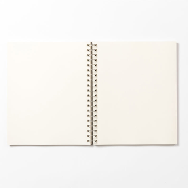 Short A4 Wirebound Notebook -  Plain