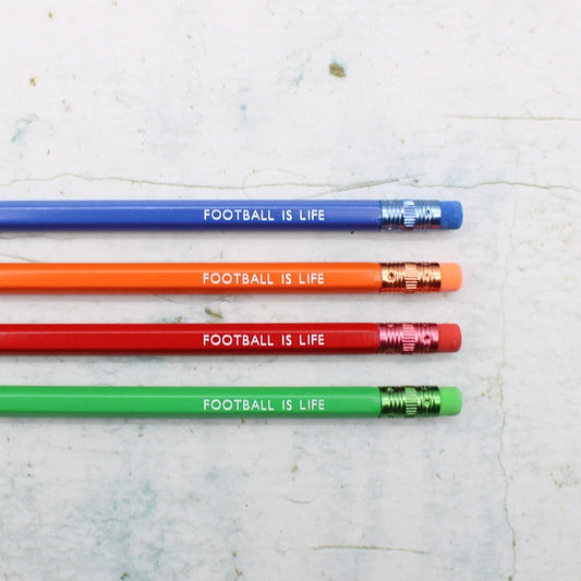 Printed Pencil - Football is Life