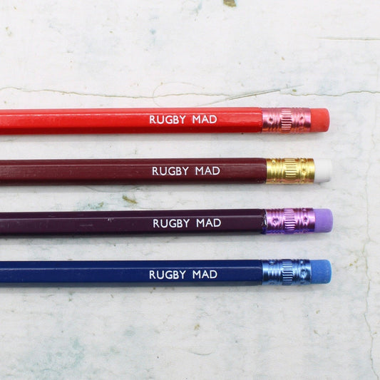 Printed Pencil - Rugby Mad