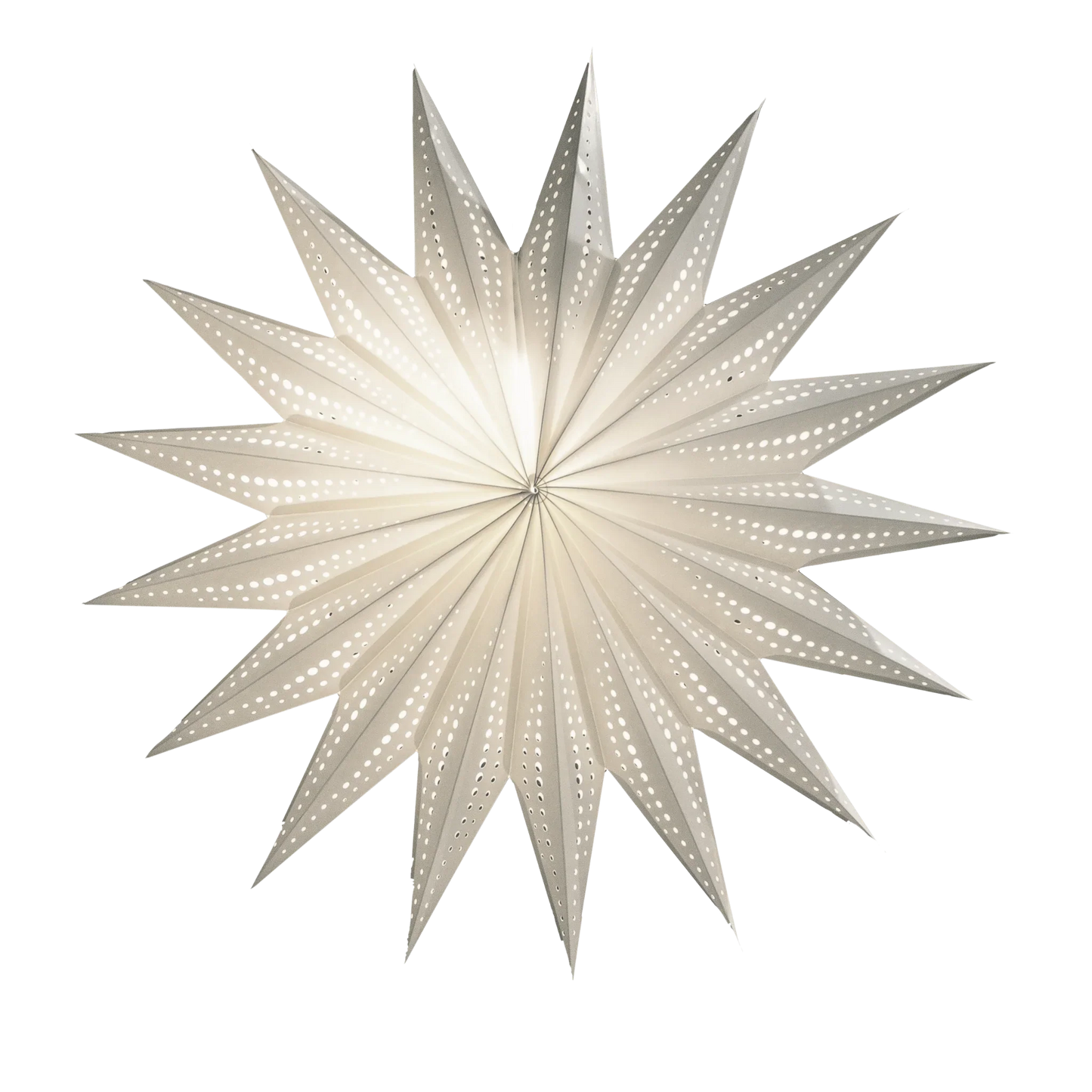 Paper Star Lantern -Sunny White