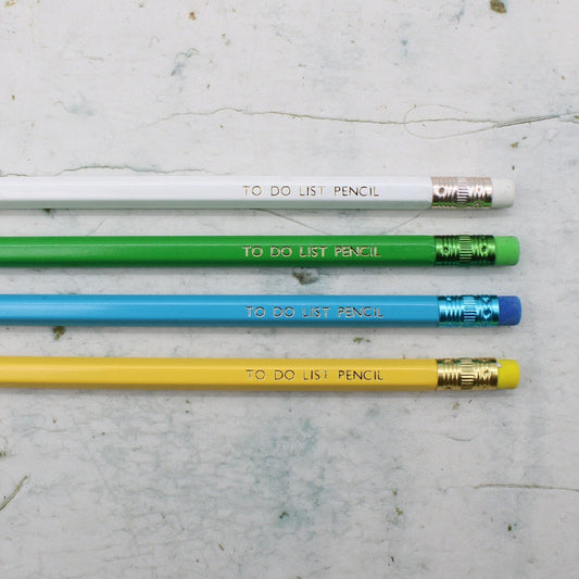 Printed Pencil - To Do List Pencil