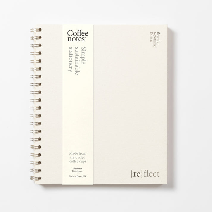 Grande Creme Wirebound Notebook (Dotted)