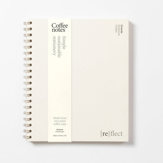 Grande Creme Wirebound Notebook (Dotted)
