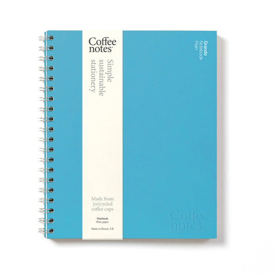 A short A4 Deep Blue Notebook from the Pencil Me In stationery shop. 
