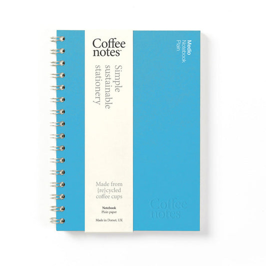 A deep blue A5 notebook from the Pencil Me In stationery shop. 