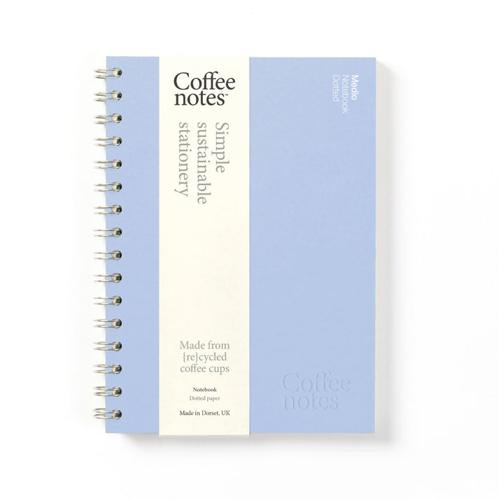 A marine blue A5 notebook from the Pencil Me In stationery shop. 