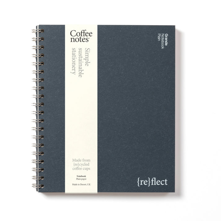 A short A4 Navy Notebook from the Pencil Me In stationery shop. 