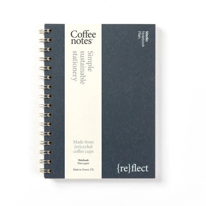 A navy A5 notebook from the Pencil me In stationery shop. 
