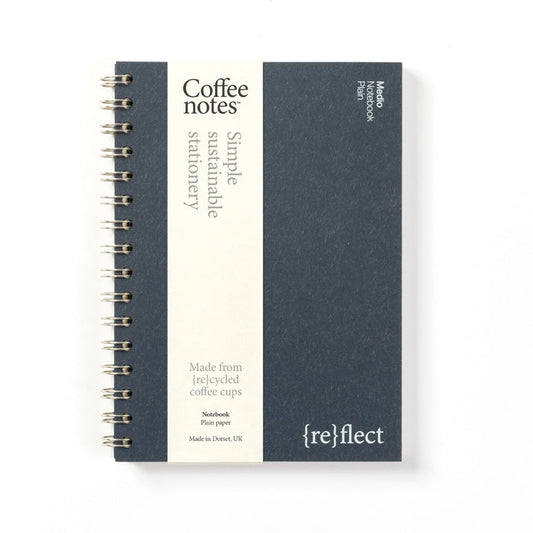 A navy A5 notebook from the Pencil me In stationery shop. 