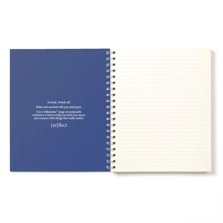 Medio Cobalt Blue Wirebound Notebook (Lined)