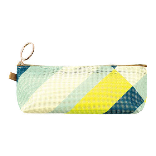 Yellow/Green Midori Graphics Pen Case from the Pencil Me In stationery shop.