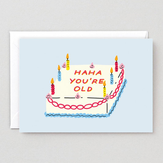 HAHA Cake Card