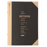 Black bamboo notebook available from the Pencil Me In stationery shop.