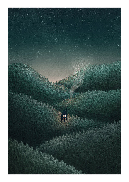 Into the pines print from the Pencil Me In stationery shop