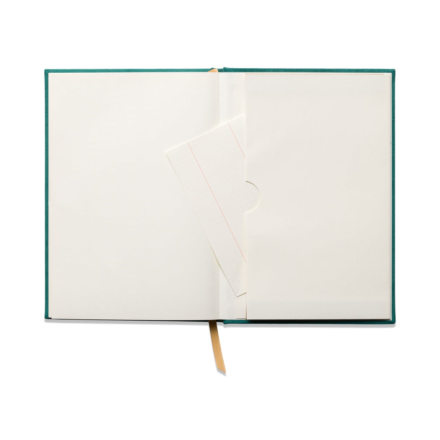 Suede Green Journal  - Linear Boxes