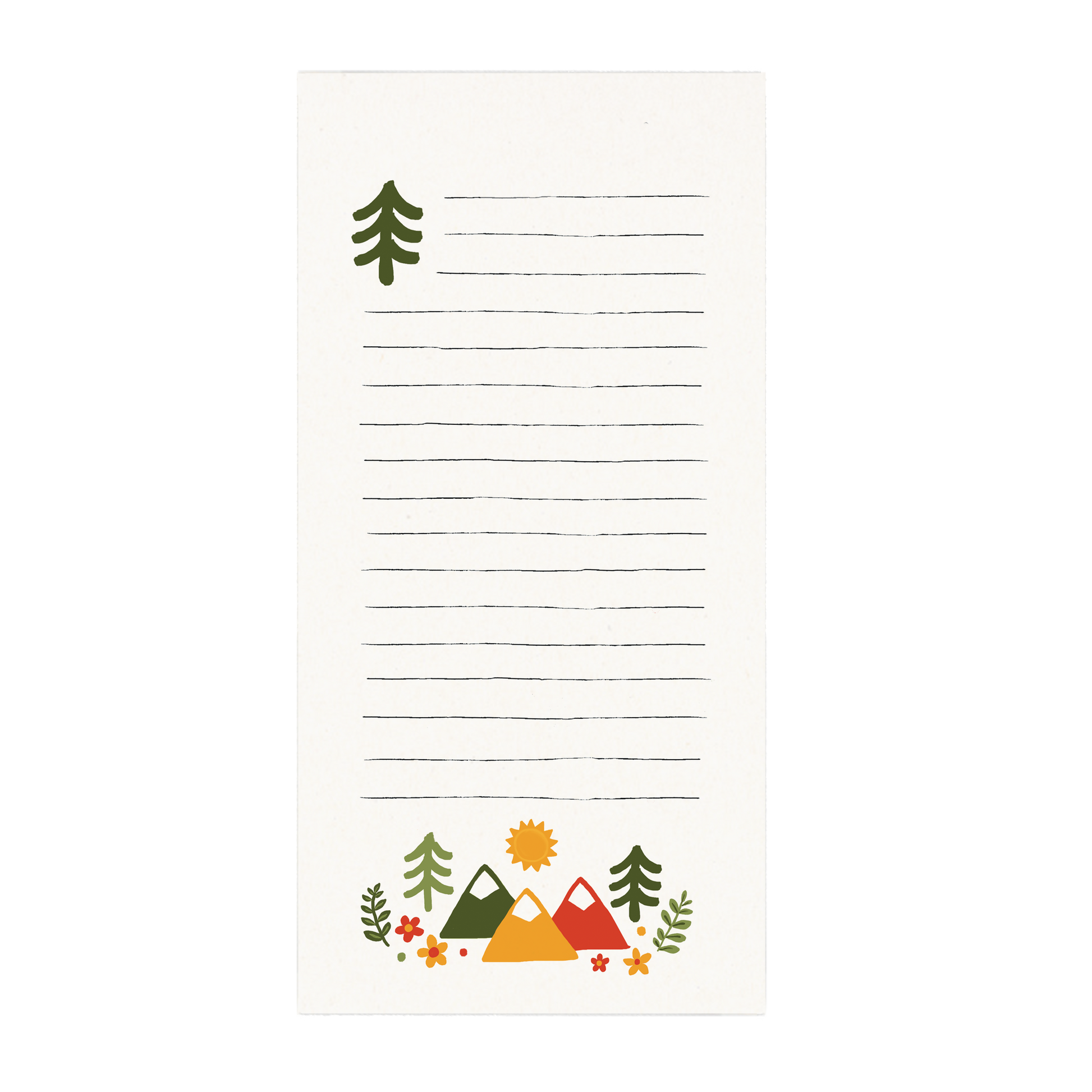A mountain notepad from the Pencil Me In Stationery Shop.