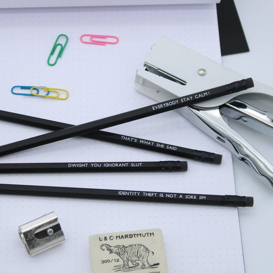 The Office US Inspired pencil set