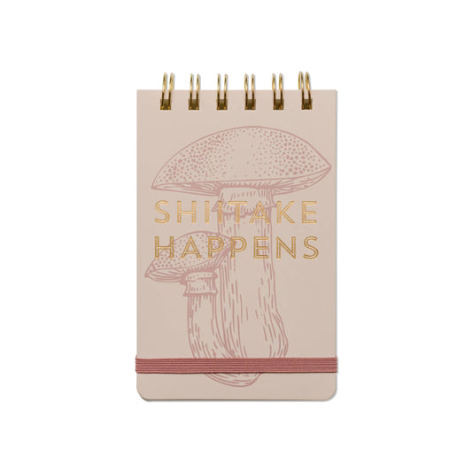 Shiitale happens mushroom notepad from the Pencil Me In stationery shop.