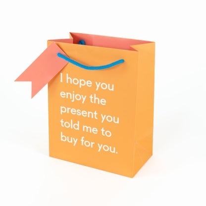 Enjoy The Present Medium Giftbag