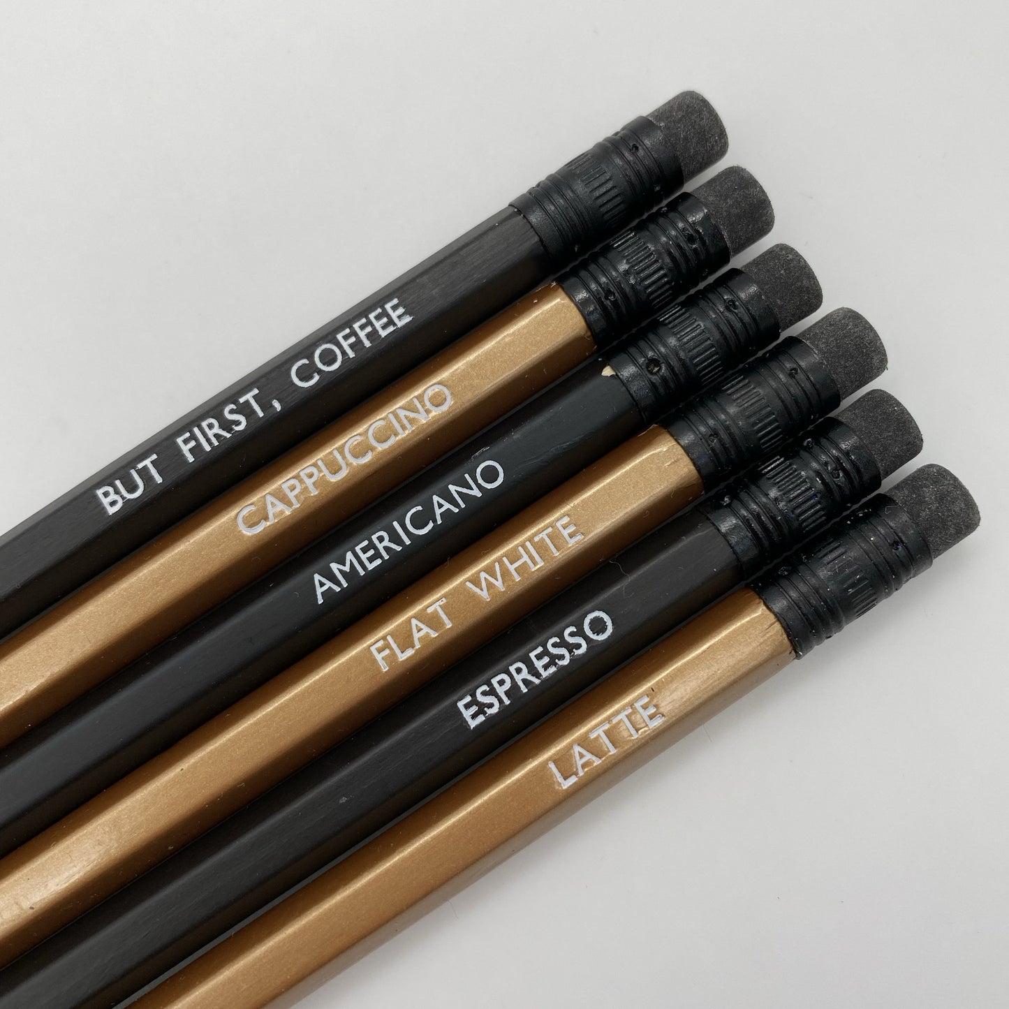 Coffee Pencil Set of 6