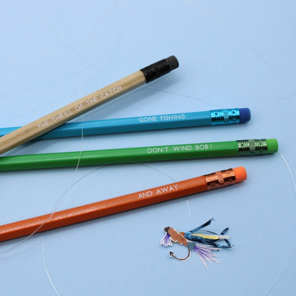 Gone Fishing pencil set