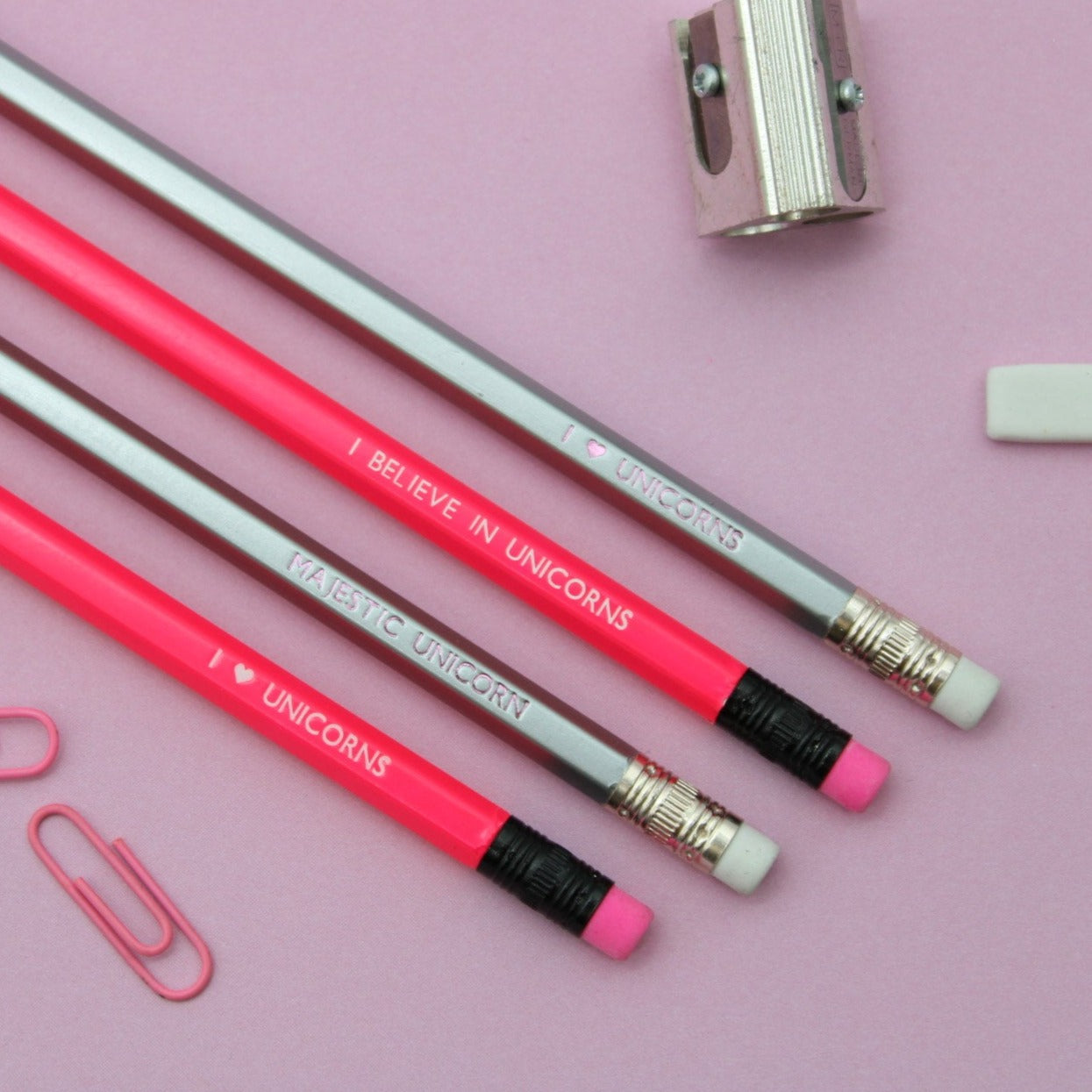 Unicorn Pencils Set