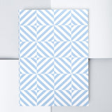 A blue flat lay notebook from the Pencil Me In stationery shop