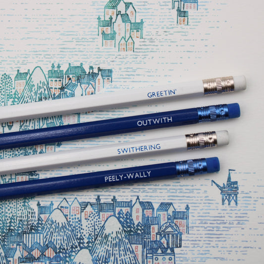Scottish Word Pencil Set
