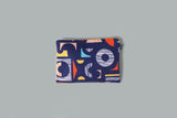 Blue Shapes Pencil case and Pouches