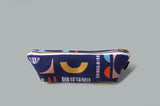 Blue Shapes Pencil case and Pouches