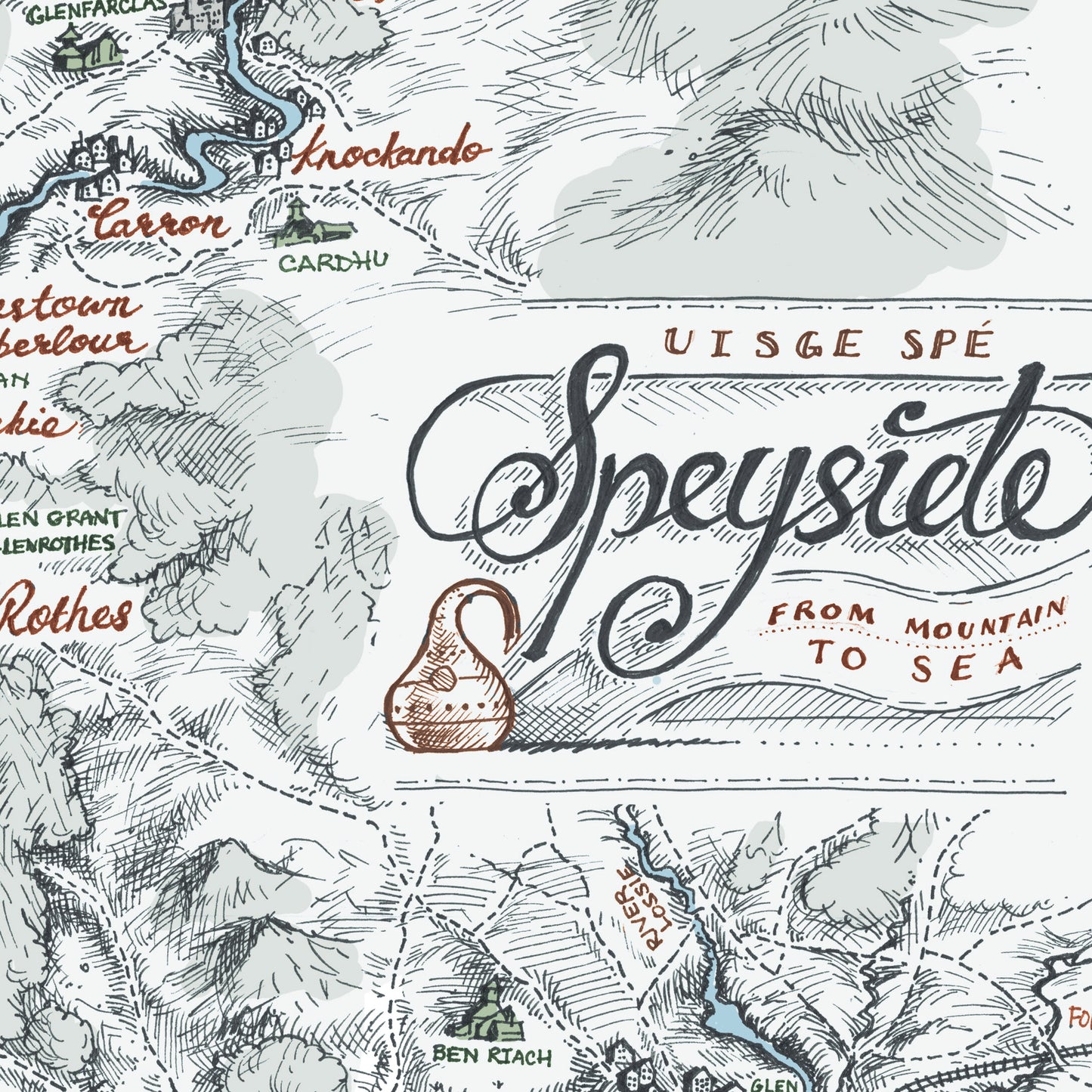 Speyside Map  (A4 & A3)