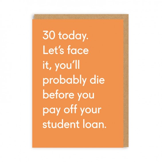 30 Today Student Loan Card