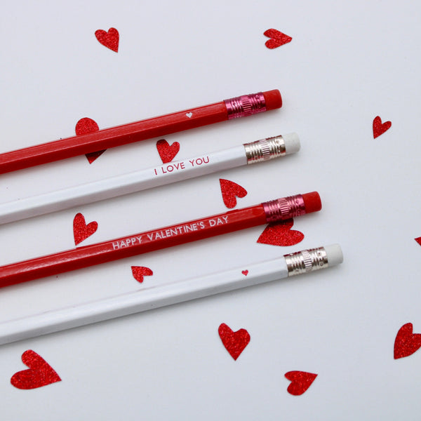Valentines Pencil Set - I Love You